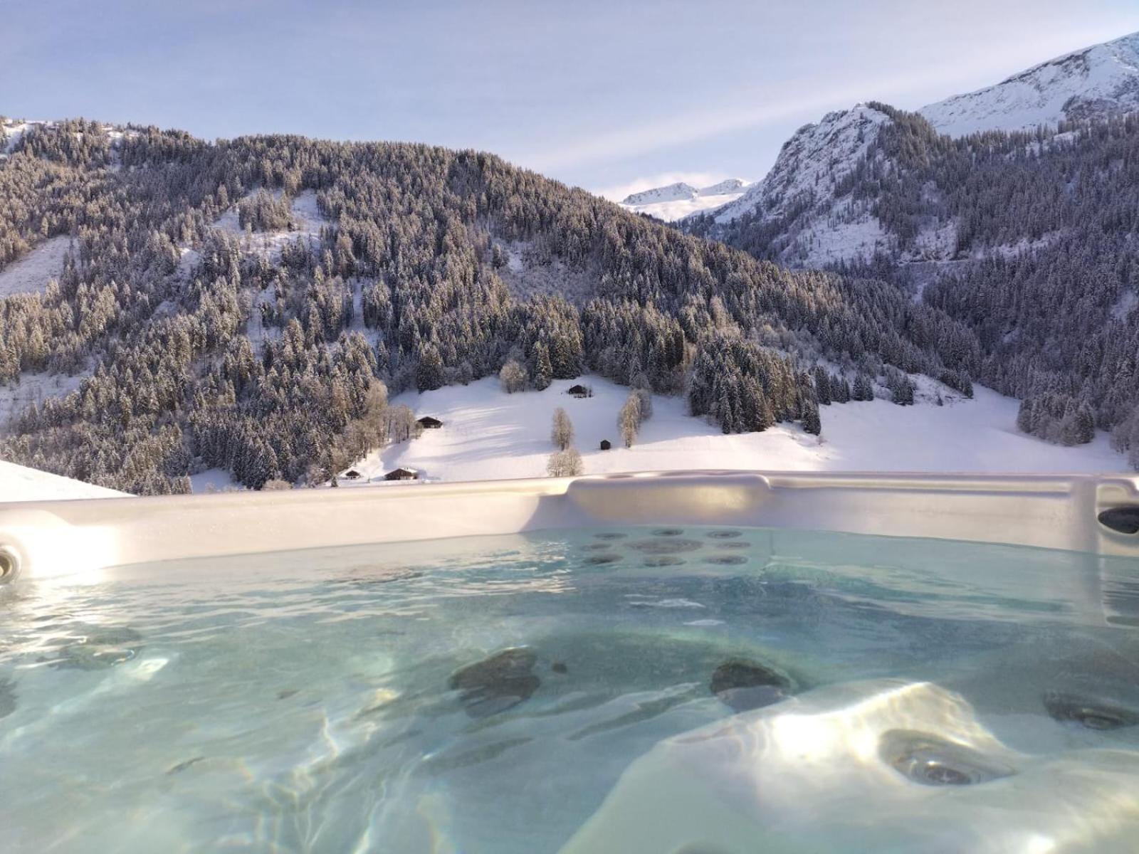 Aux Fermes De La Croix, Maison D'Hotes, Spa Hauteluce Værelse billede